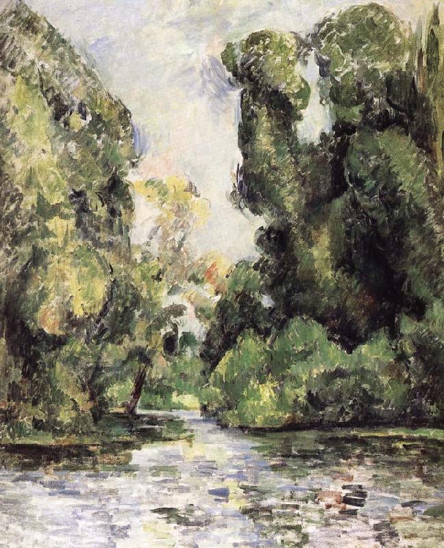 Paul Cezanne of water and leaves France oil painting art